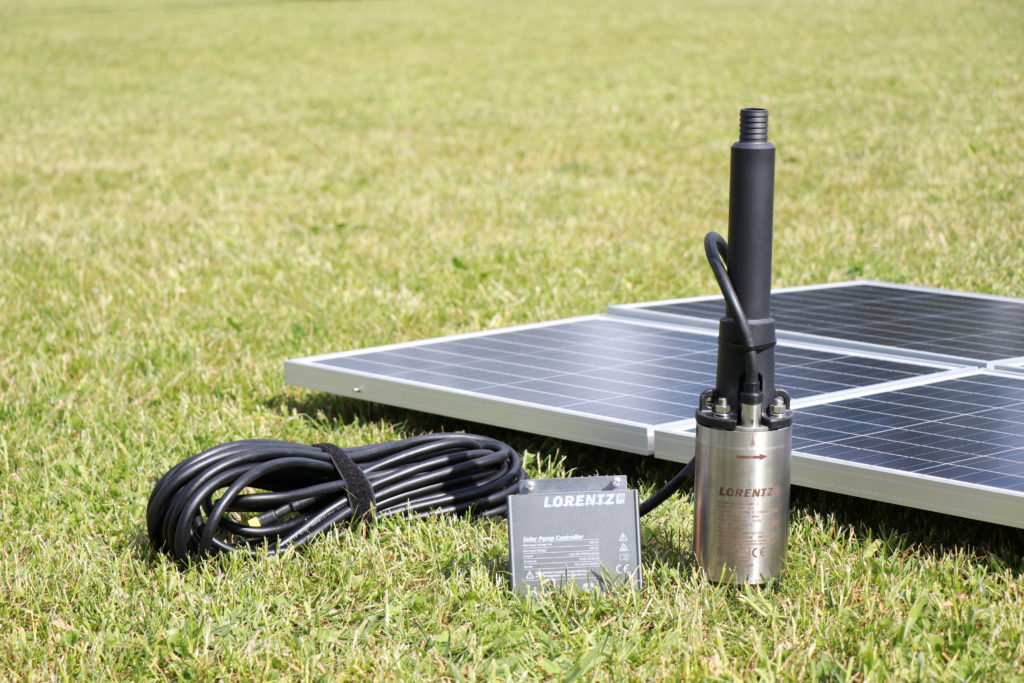 Kit pompage solaire avec pompe immergée Lorentz PS2-150